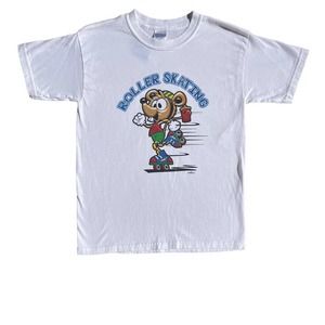Vintage Roller Skating T-shirt Youth M